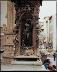 Danae and Perseus as a Boy, from the Base of a Sculpture of Perseus with the Head of Medusa, (detail)